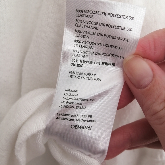 By Anthropologie Puff Sleeve Turtleneck Long Sleeve Sweater in Ivory Small - Picture 13 of 16